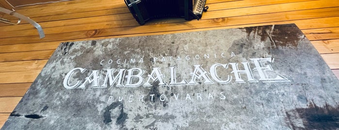 Restaurant Cambalache is one of Chile Lake District.