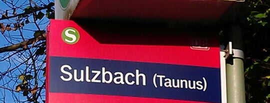 Bahnhof Sulzbach (Taunus) is one of Bf's Rhein-Main.
