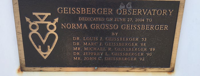 Geissberger Observatory is one of Observatories & Planetariums.