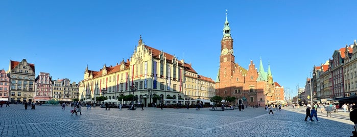 Rynek is one of Wroclaw.