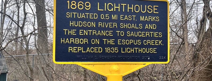 Saugerties Lighthouse is one of Woodstock.