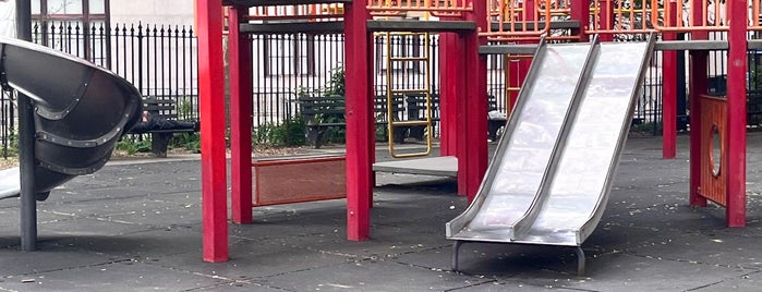 Columbus Park Playground is one of Chinatown NYC with Kids.