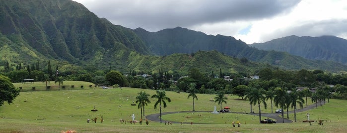 Valley of the Temples is one of Hawaii.