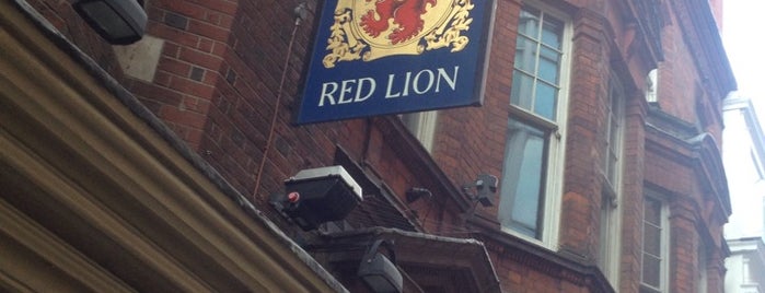 The Red Lion is one of Soho Pubs.
