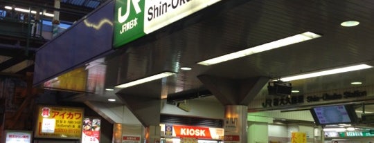 Shin-Ōkubo Station is one of 山手線 Yamanote Line.