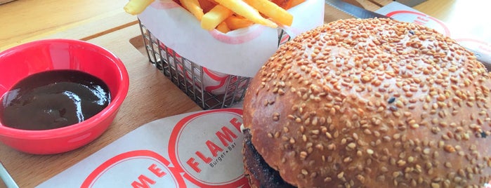 Flame Burger Bar is one of bulut’s Liked Places.