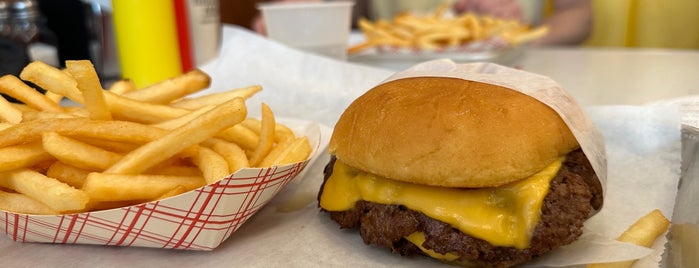 Hamburger America is one of Adela's favorite restaurants.