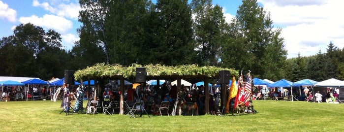 LTBB Odawa Pow Wow grounds is one of Summertime.