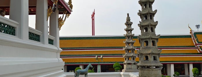 Wat Suthat Thepwararam is one of Bangkok - The Land of Angel.