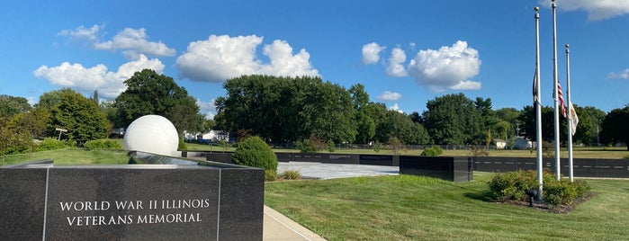 World War II Illinois Veterans Memorial is one of ...springfield sites.