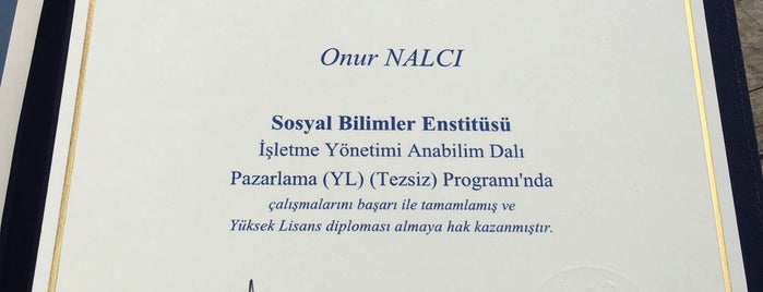 Sosyal Bilimler Enstitüsü is one of Locais curtidos por Emre.