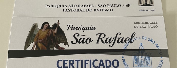 Paróquia São Rafael is one of SP.