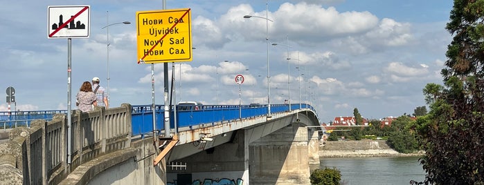 Varadin Bridge is one of Novi Sad.