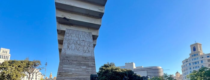 Monument a Francesc Macià is one of Barcelona Monumental.