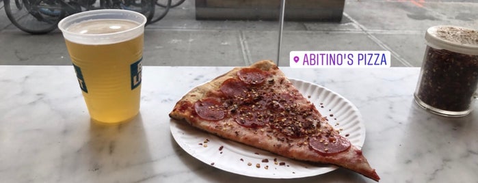 Abitino's Pizzeria is one of Tempat yang Disukai Sahar.