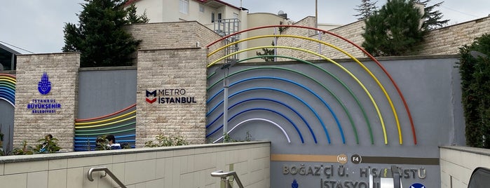 Boğaziçi Üniversitesi Metro İstasyonu is one of Posti che sono piaciuti a K. Umut.