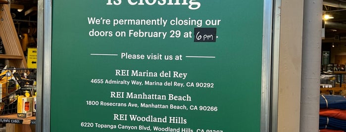 REI is one of LA Places To Go.