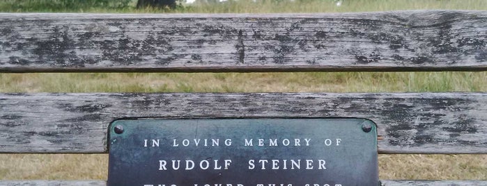Rudolf Steiner's bench (Hyde Park) is one of All time favourites in London.