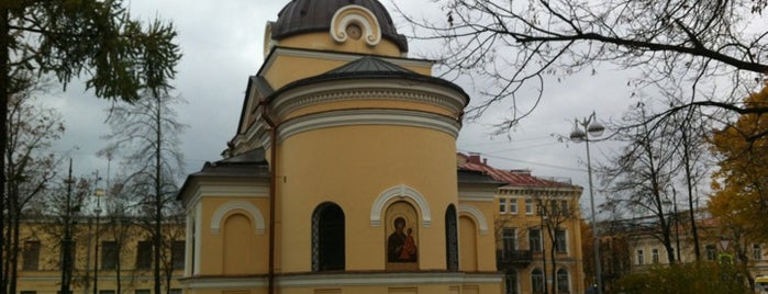 Часовня в честь Тихвинской иконы Божией Матери is one of Объекты культа Санкт-Петербурга.