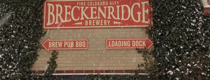 Breckenridge Brewery & BBQ is one of Drew's favorites.