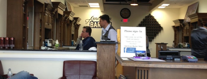 American Barber Shop is one of Tempat yang Disukai Andrew.