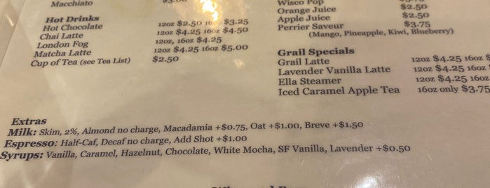 The Grail Cafe is one of Chicago.