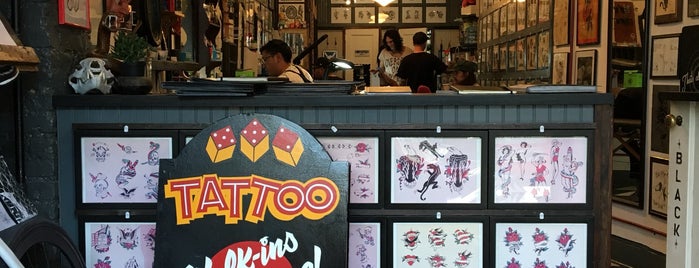 Black Square Tattoo is one of Tessa’s Liked Places.