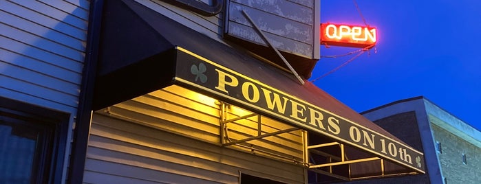 Powers on 10th is one of Places I go.