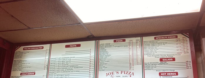 Joe’s Pizza of Park Slope is one of [NYC] Been There, Loved That..