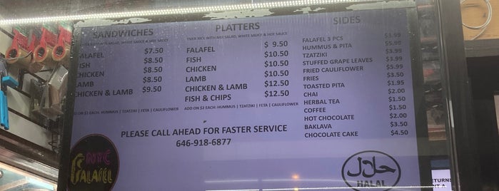 NYC Falafel Co is one of *** NYC - HIT LIST ***.