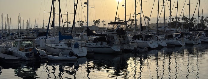 Marina del Rey is one of California.