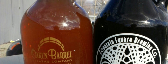 Fountain Square Brewing Company is one of Growler fill spots in Indy.