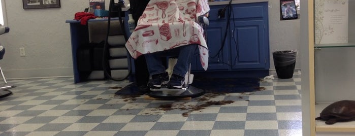 Duncan and 7 barber shop is one of places.