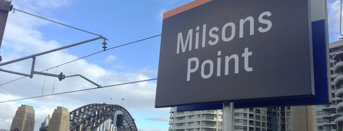 Milsons Point Station is one of Sydney Trains (K to T).