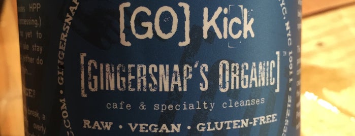 Gingersnap's Organic is one of Vegan.