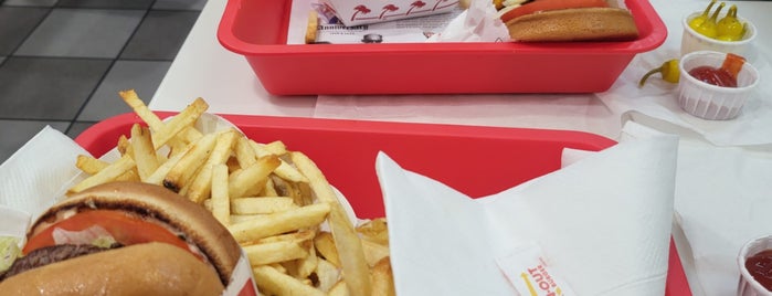 In-N-Out Burger is one of around town for the home.