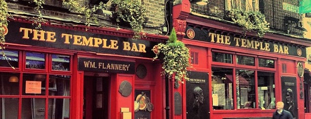 The Temple Bar is one of Ireland - 2014.