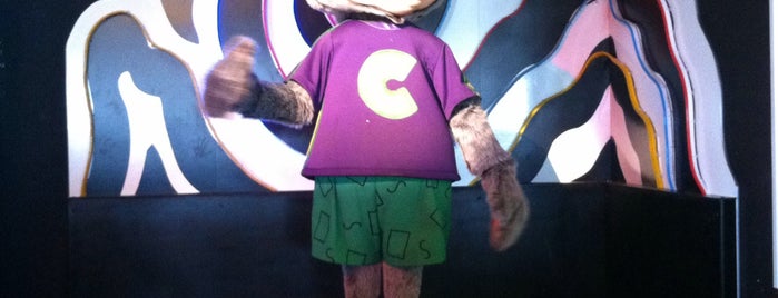 Chuck E. Cheese is one of food.