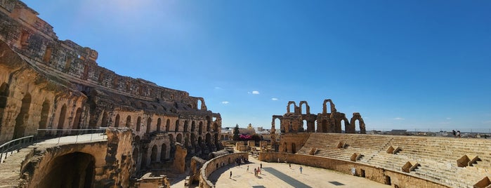 Coliseum, El Jem is one of Tunisia.