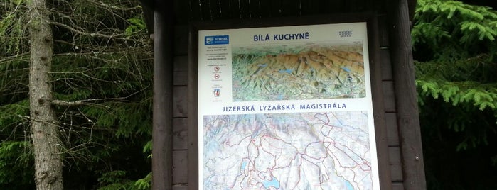 Bílá Kuchyně (823 m n.m.) is one of Turistické cíle v Jizerských horách.