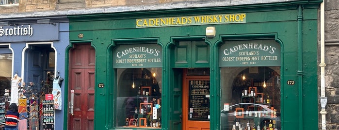 Cadenhead's Whisky Shop is one of Edinburgh.