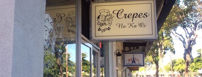 Crepes No Ka Oi is one of My　Favorite　Oahu.