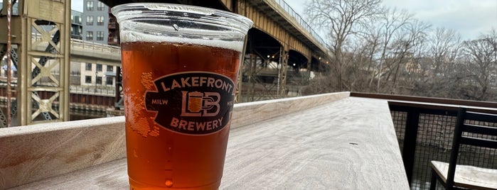 Lakefront Brewery is one of On the road.