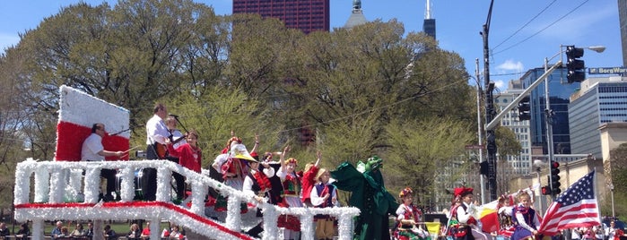 Polish Constitution Day Parade is one of yearly events in chicagoland area.