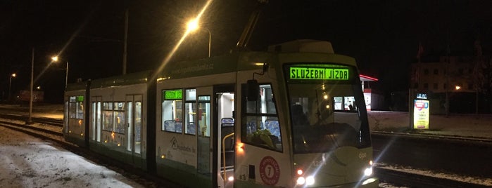 Čistírny (bus, tram) is one of MHD Ostrava 1/2.