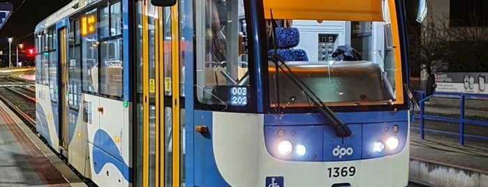 Městský stadion (bus, tram) is one of MHD Ostrava 1/2.