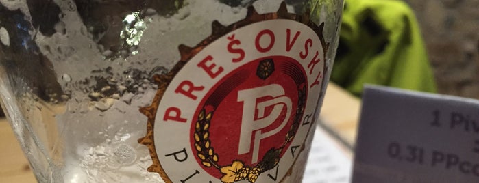 Prešovská piváreň is one of Slovenské minipivovary a podniky s vlastným pivom.
