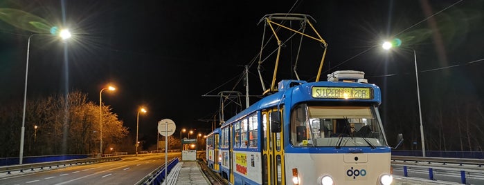 Dolní (tram) is one of MHD Ostrava 1/2.