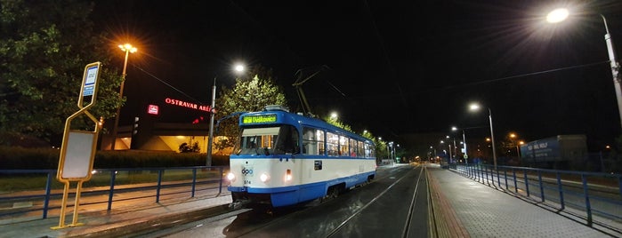 Sport Aréna (tram) is one of MHD Ostrava 1/2.