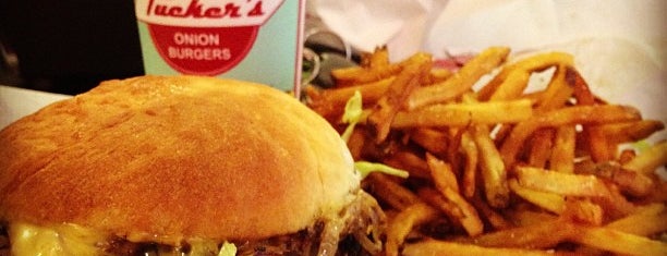 Tucker's Onion Burgers is one of The Best Burgers in America: Top 15 Cities.